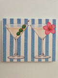 Double Martini Blue Stripped Kit