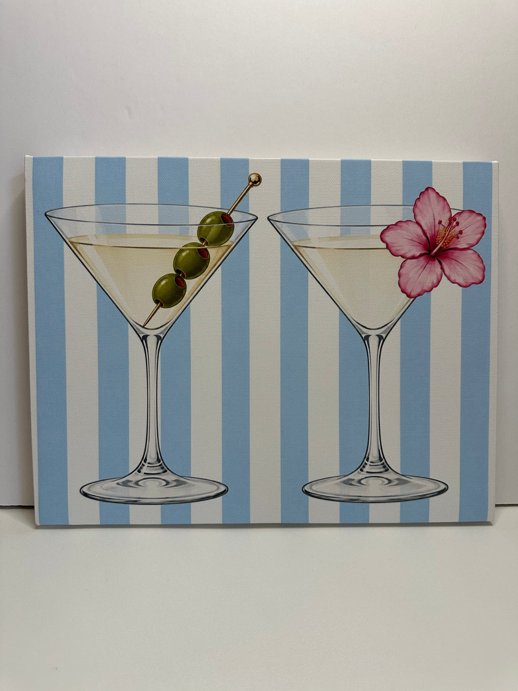 Double Martini Blue Stripped Kit